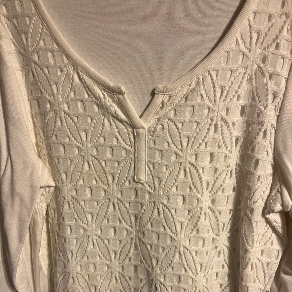 Rafaella Woman’s cream color, Sweater size XL
